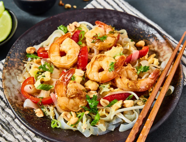 Pad thai Scampi