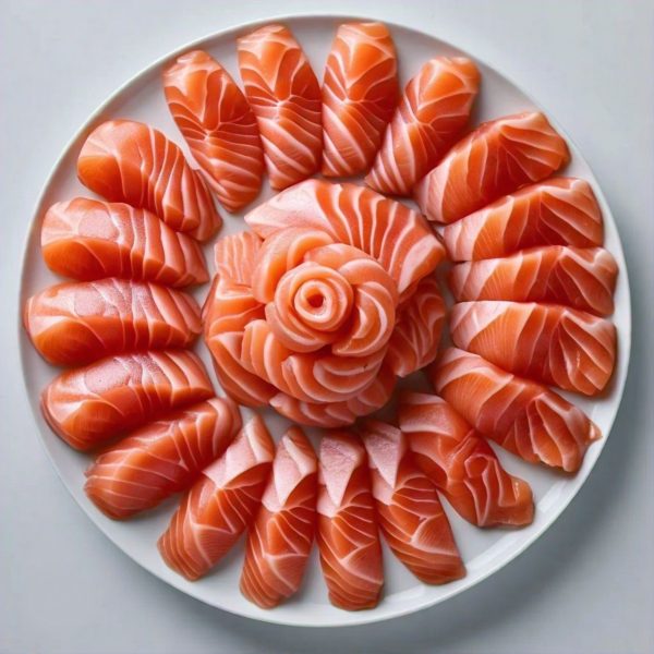 Sashimi zalm (18 stuks}