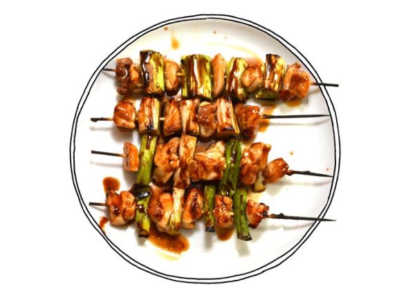 Yakitori kip sate (2 stuks)